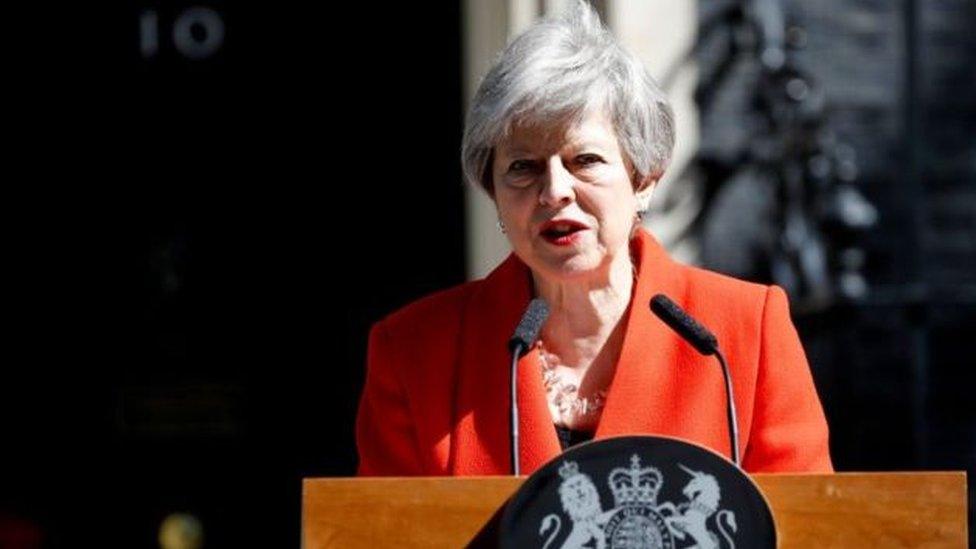 Theresa May has announced she will resign on 7 June