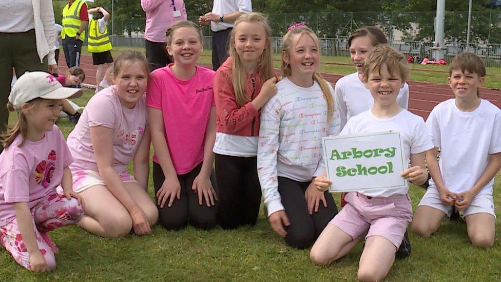 Arbory school pupils