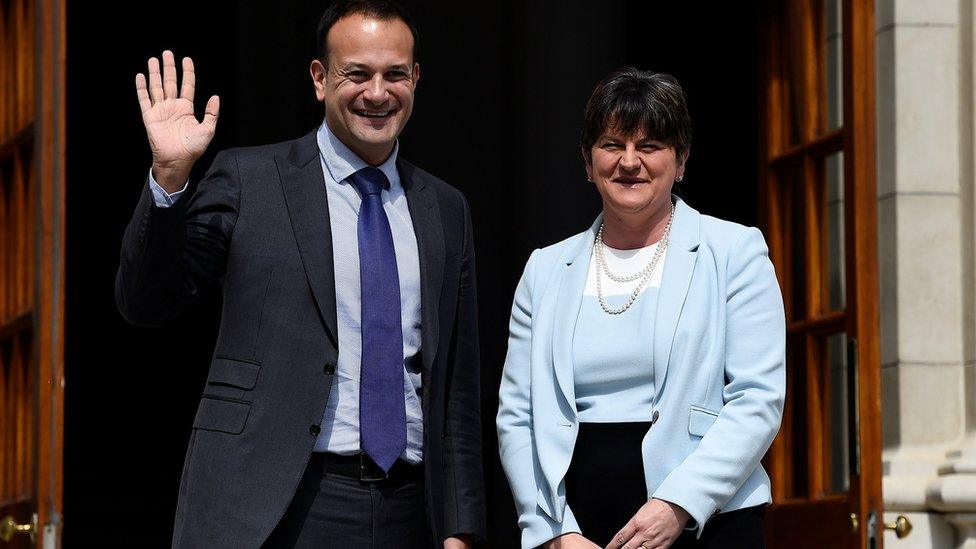 Leo Varadkar and Arlene Foster