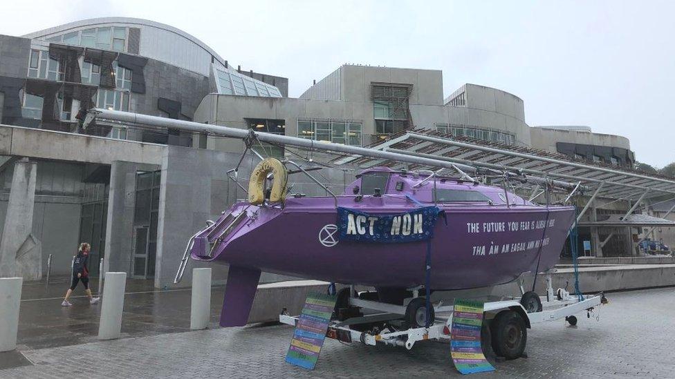 boat at Holyrood