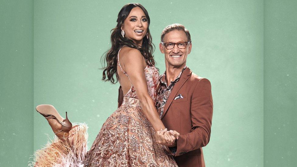 Tony Adams and Katya Jones