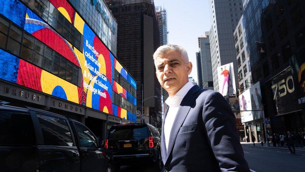 Sadiq Khan in NYC