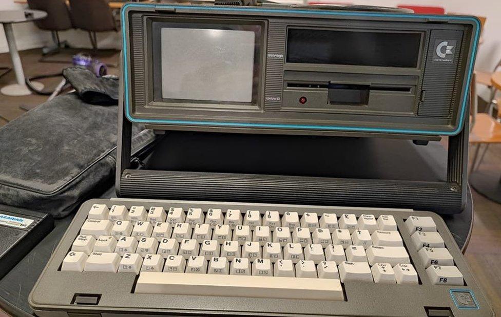 A Commodore computer