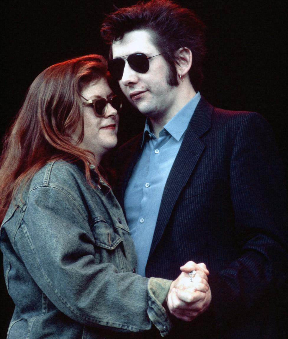 Shane MacGowan and Kirsty MacColl