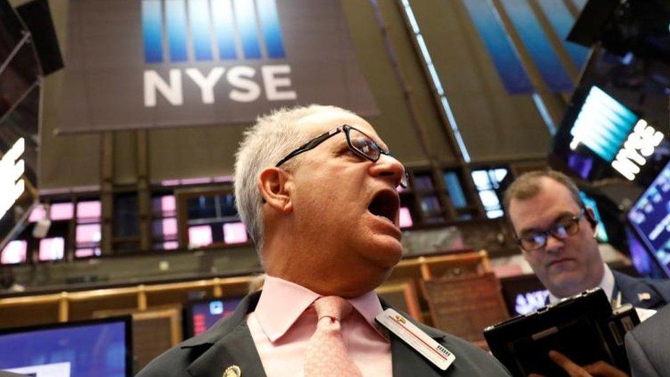 Trader on the New York Stock Exchange