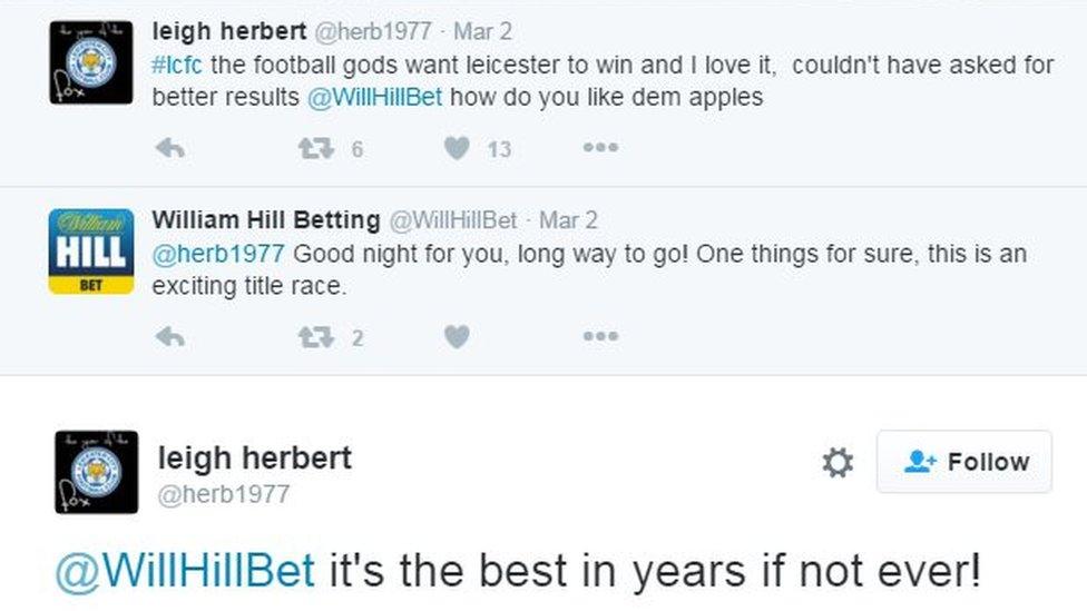 Leigh Herbert's Twitter timeline