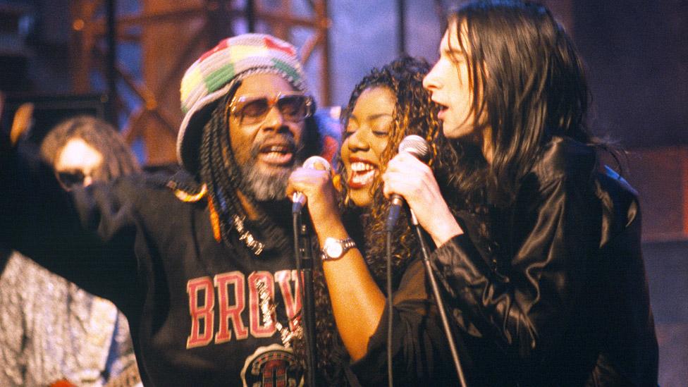 George Clinton, Denise Johnson and Primal Scream's Bobby Gillespie