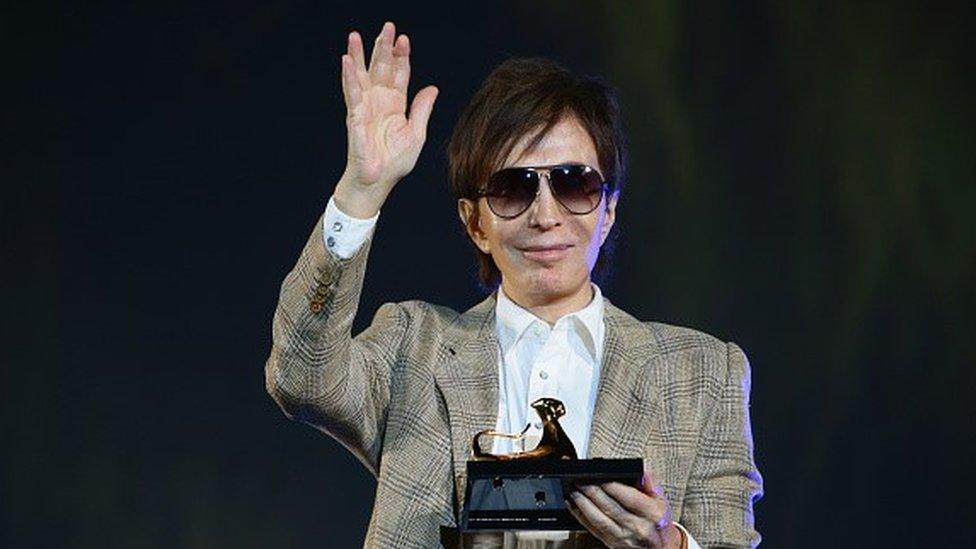 Director Michael Cimino receives the Pardo D'Onore Swisscom( (09 August 2015)