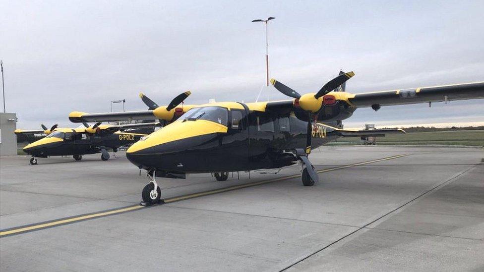 NPAS fixed wing plane