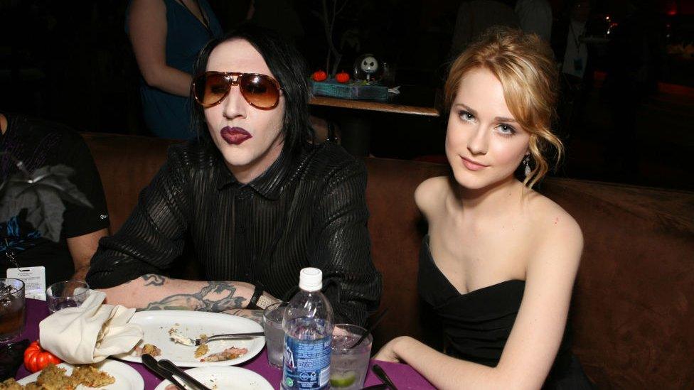 Marilyn Manson and Evan Rachel Wood