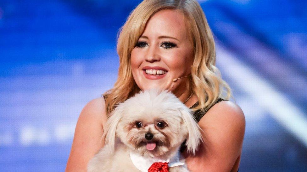 Lucy and Trip Hazard, who will perform in this year's final of Britain's Got Talent.