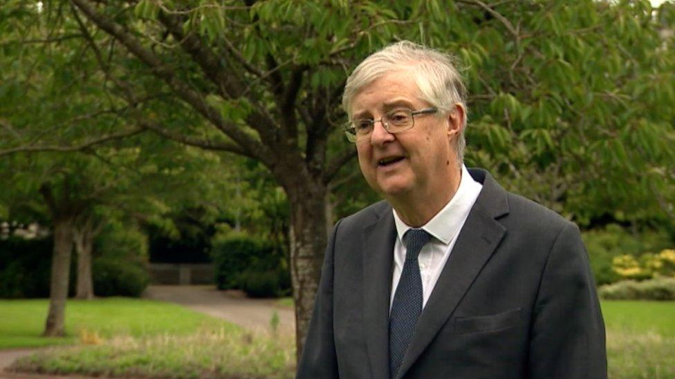 First Minister Mark Drakeford is still waiting for an appointment to be vaccinated