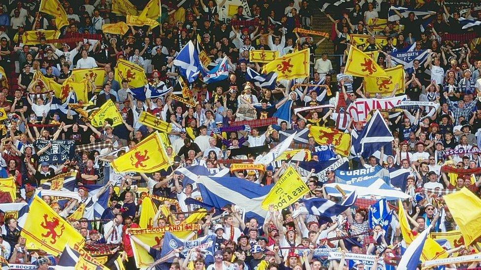 England v Scotland at Euro 96