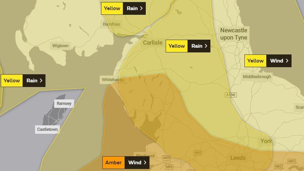 Met Office map