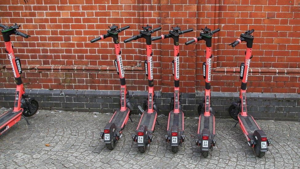 Voi e-scooters