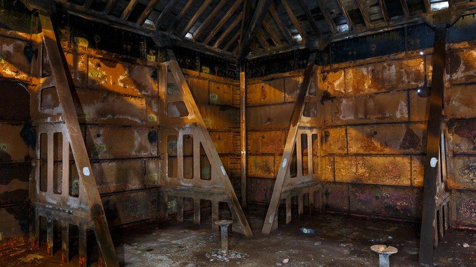 Inside the Balkerne Water Tower