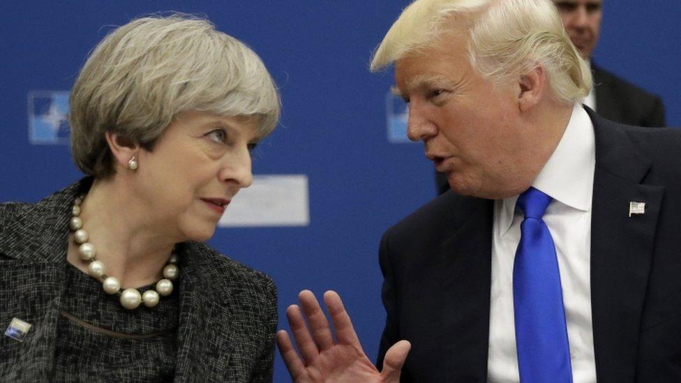 Trump and May