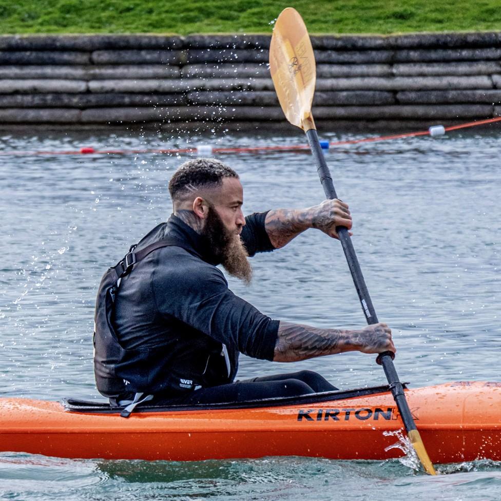 Ashley Cain training for the Yukon 1000 challenge