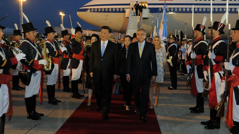 Chinese President Xi Jinping arrives ahead of the G20 leaders summit in Buenos Aires, Argentina November 29, 2018