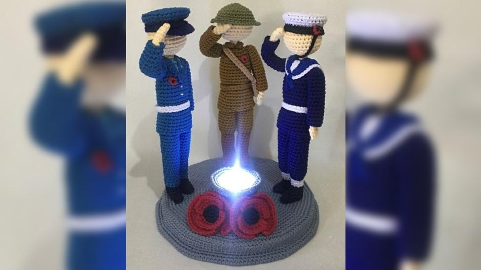 Knitted members of forces