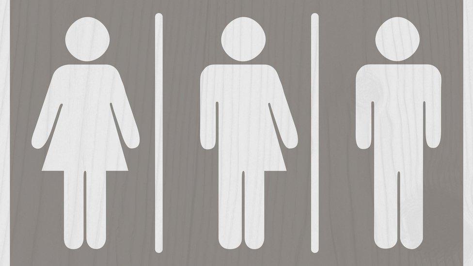 transgender toilet sign