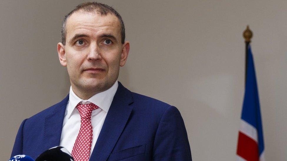 President Gudni Johannesson