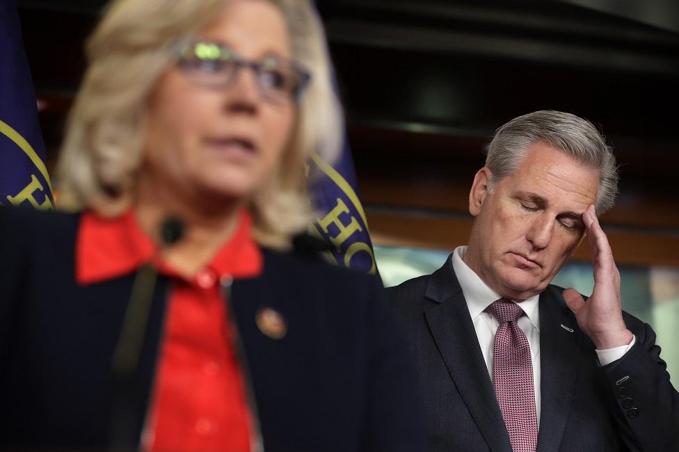 Liz Cheney and Kevin McCarthy