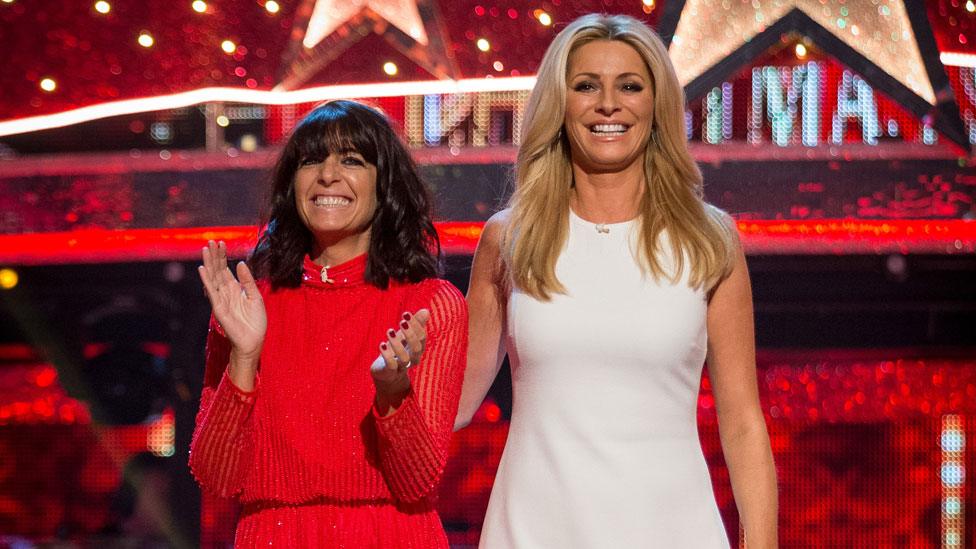 Claudia Winkleman and Tess Daly