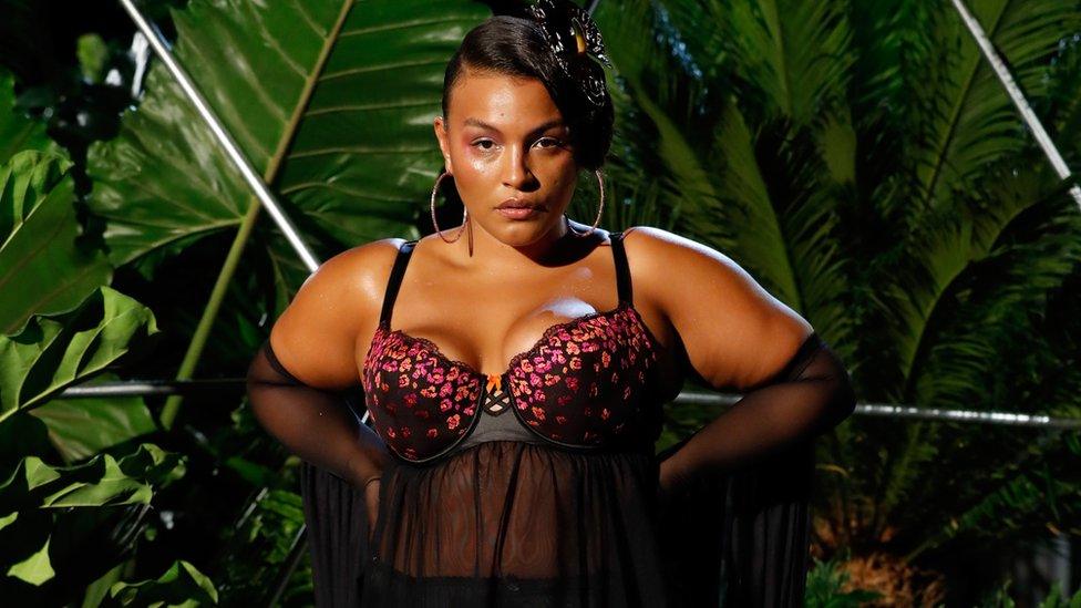 Paloma Elsesser at the Savage X Fenty fashion show