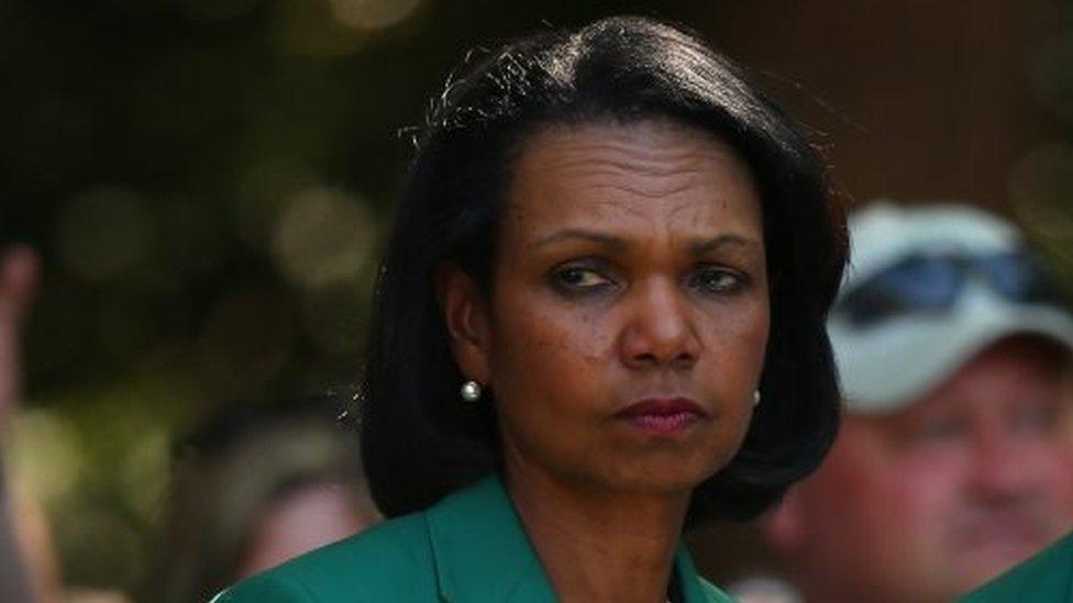 Condoleezza Rice. File photo