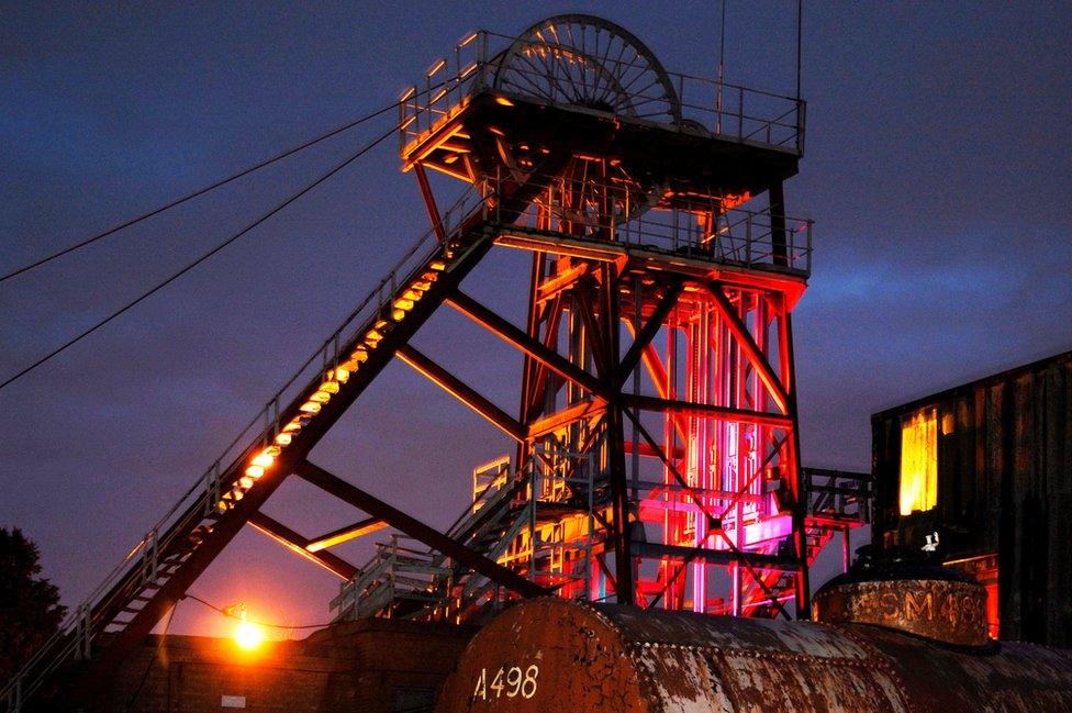 Snibston Colliery at the discovery park