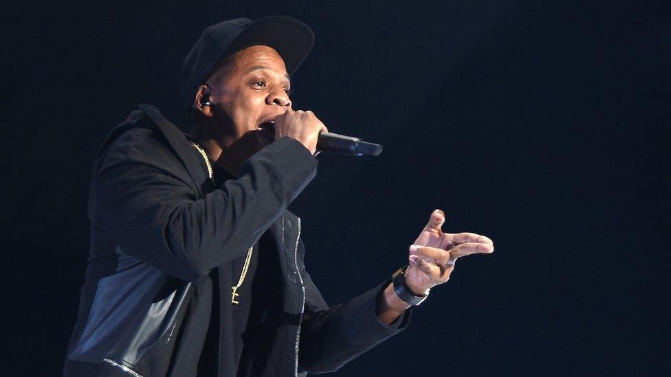 Jay-Z performing live