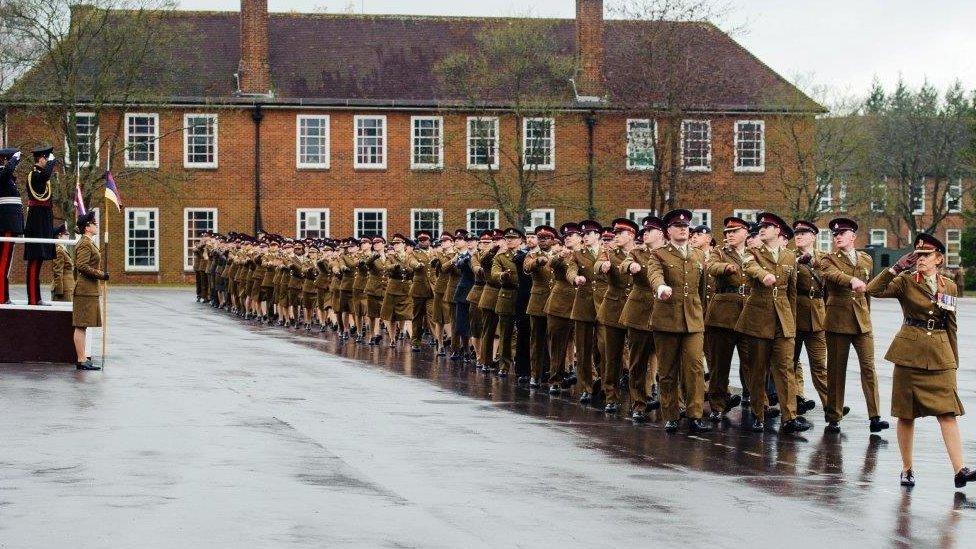 Keogh Barracks on the Surrey/Hampshire border