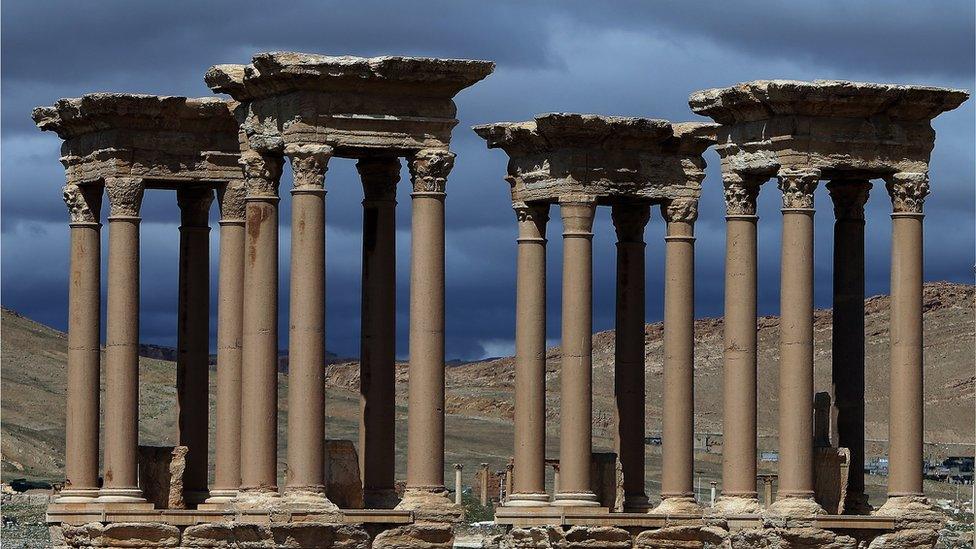 Tetrapylon at Palmyra, Syria