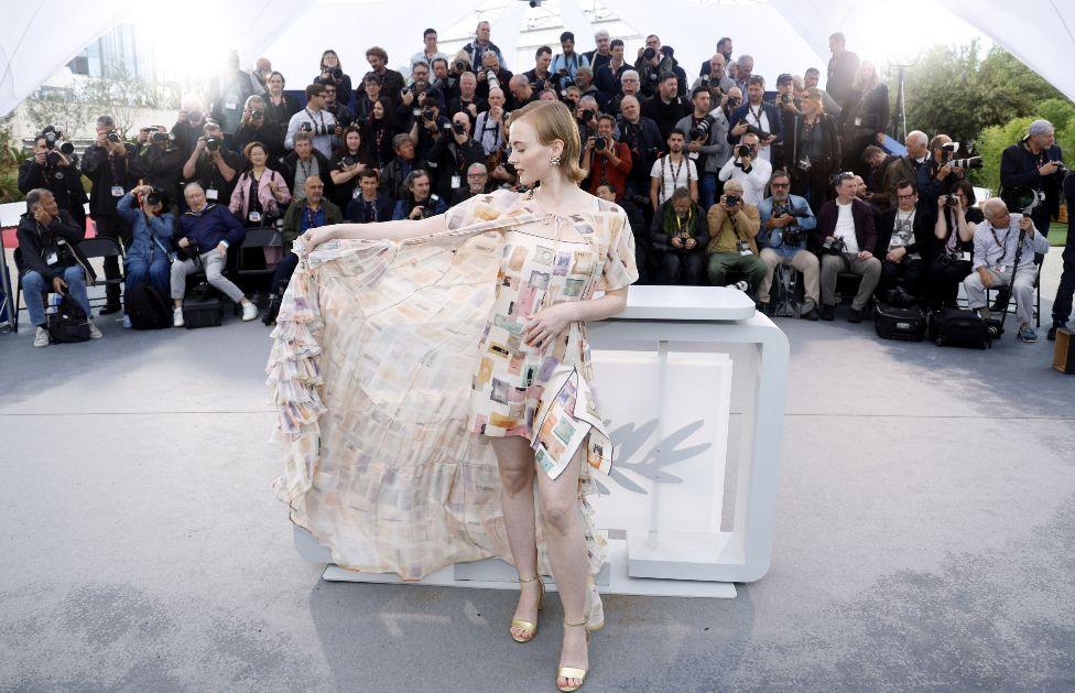 Actor Elin Hall attends the photocall for 'Ljosbrot (When the Light Breaks)' during the 77th annual Cannes Film Festival, in Cannes, France, 15 May 2024. The movie is presented in the 'Un Certain Regard' section of the festival which runs from 14 to 25 May 2024.