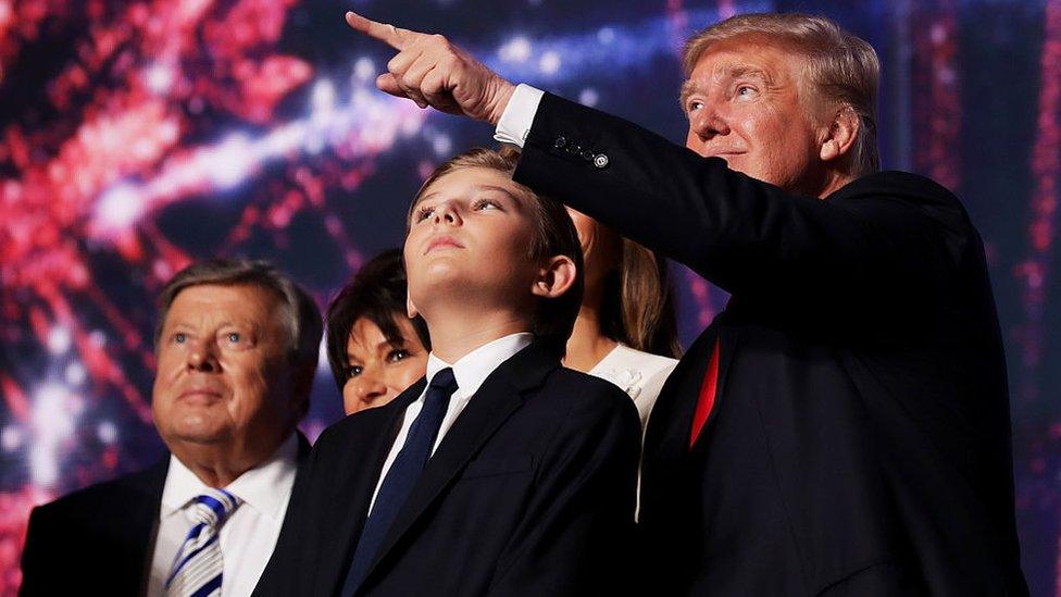 Barron and Donald Trump