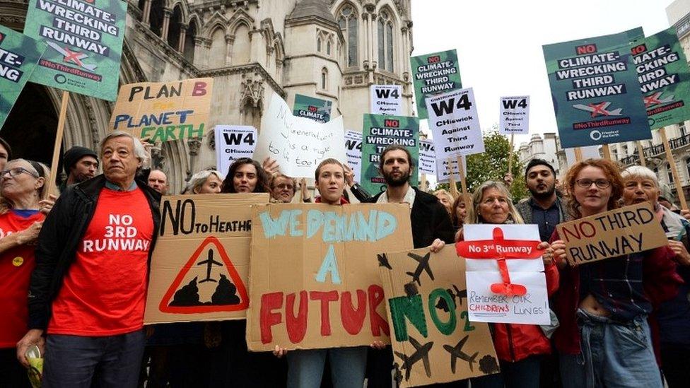 Protest outside High Court