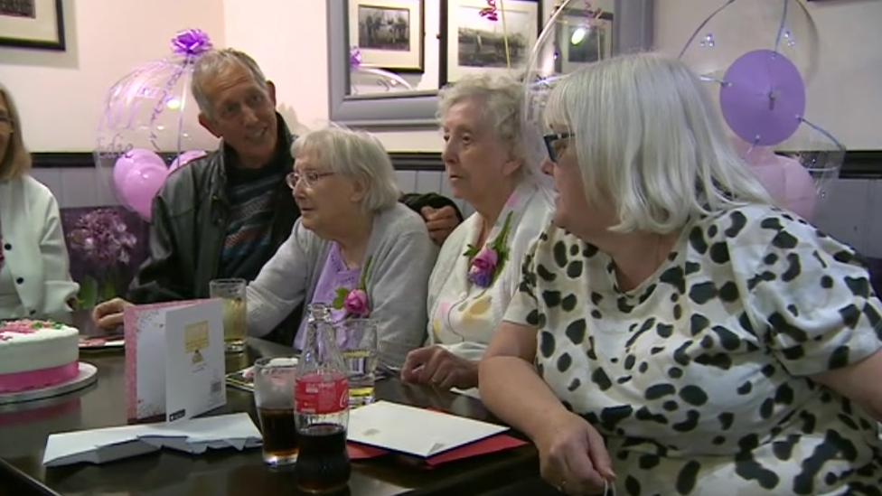 Party for Edith Dumbleton and Dorcas Tobin