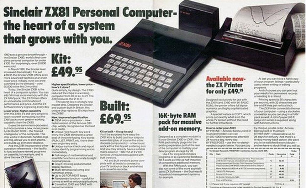 Advert for ZX81