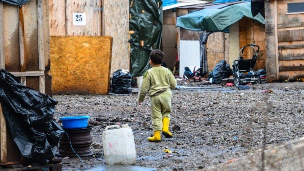 Child at Jungle camp