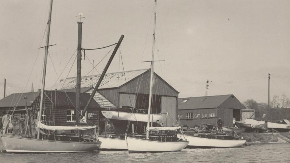 Boatyard circa 1939