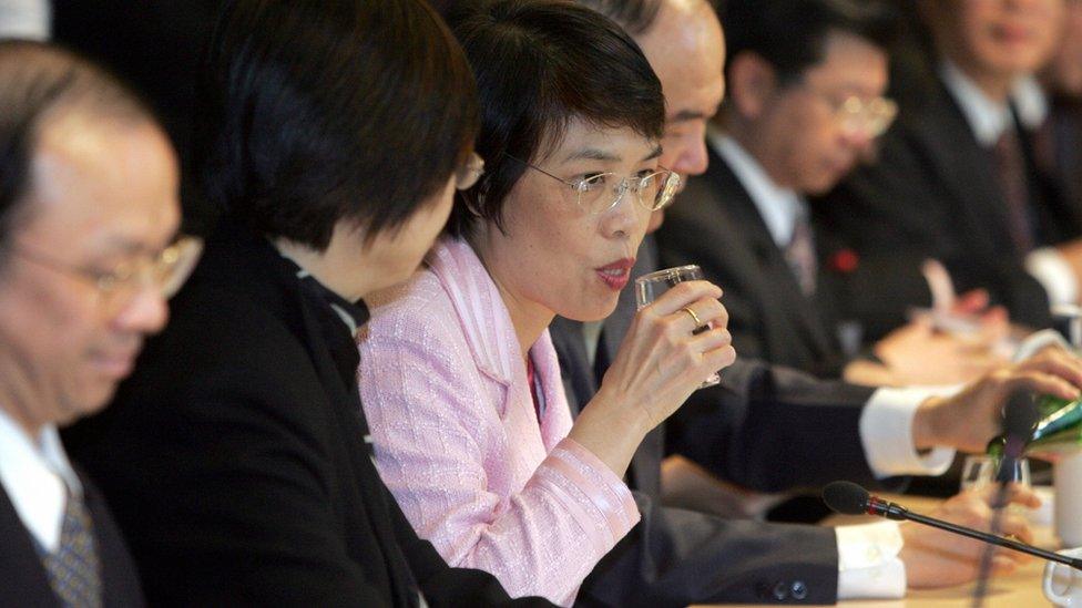 Photo of former Taiwanese Economy Minister Ho Mei-yueh