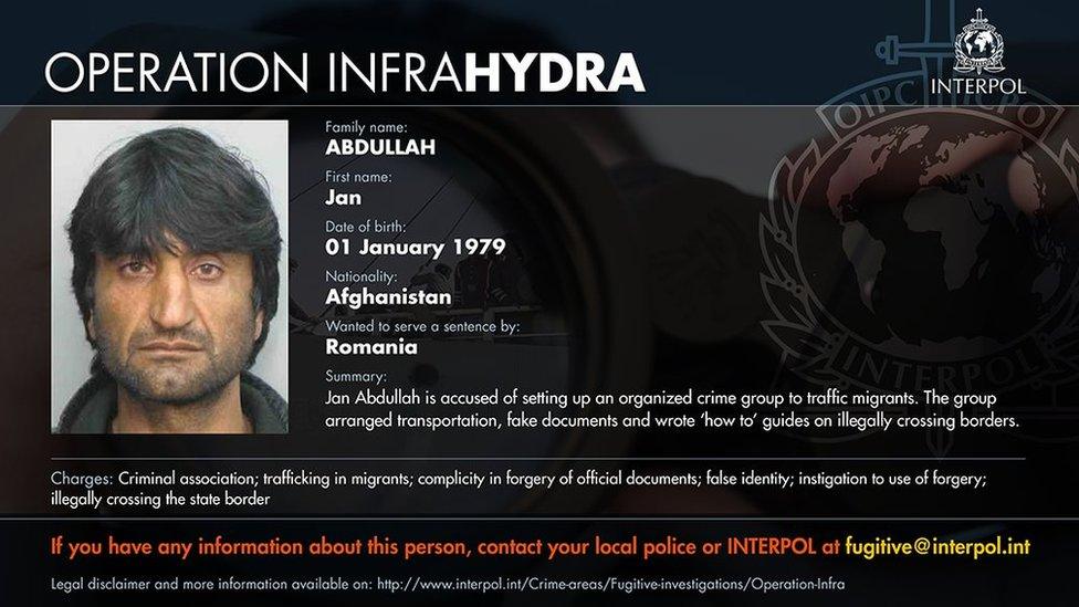 Interpol handout picture of wanted Jan Abdullah