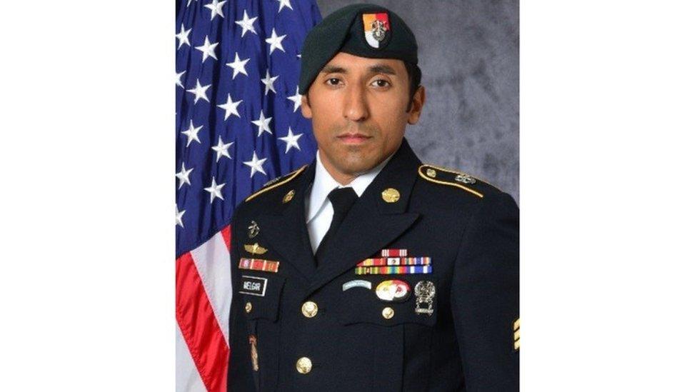 Army Staff Sergeant Logan J Melgar