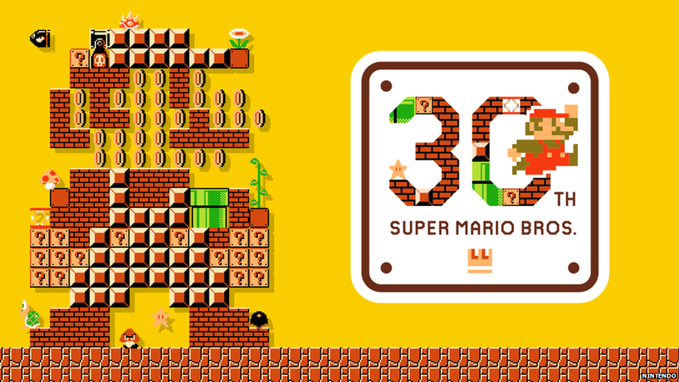 Mario 30th anniversary logo