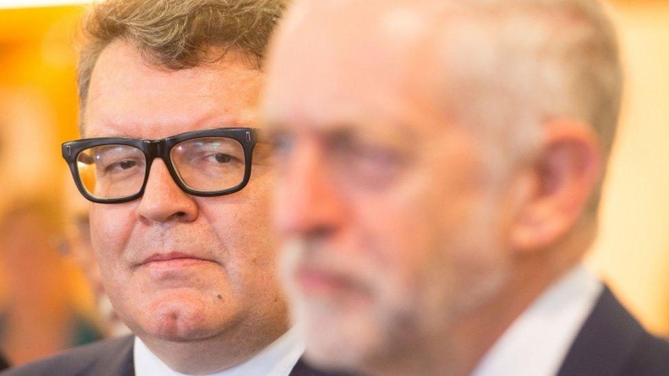 Tom Watson and Jeremy Corbyn