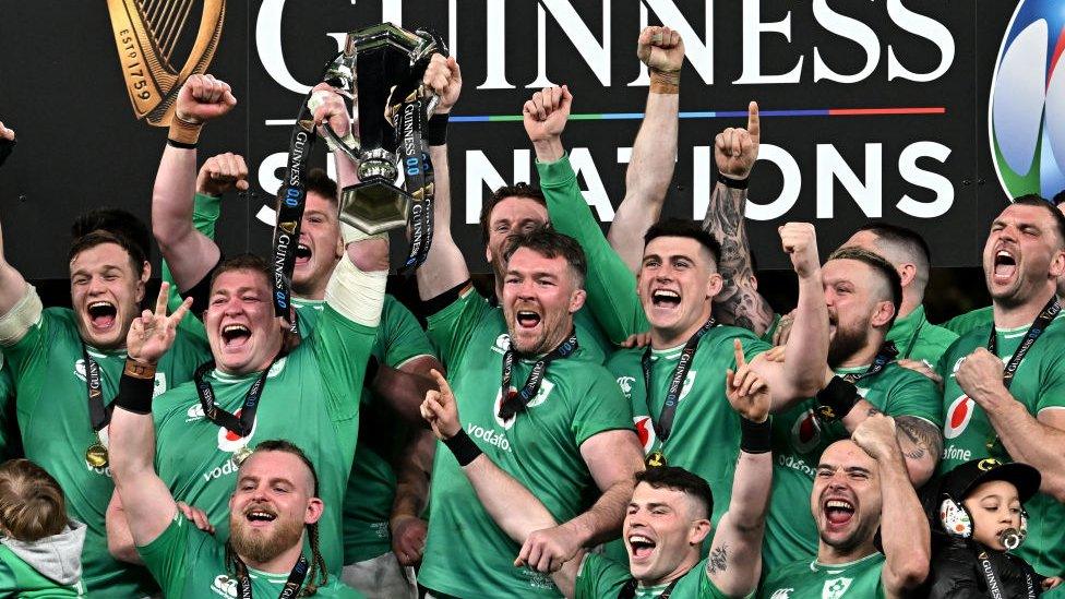 Ireland win Six Nations trophy