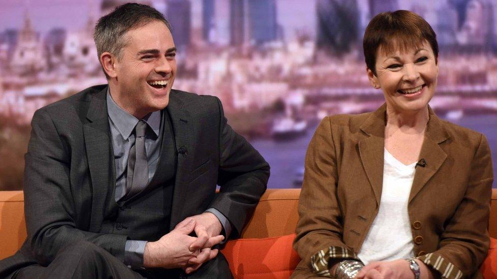 Jonathan Bartley and Caroline Lucas