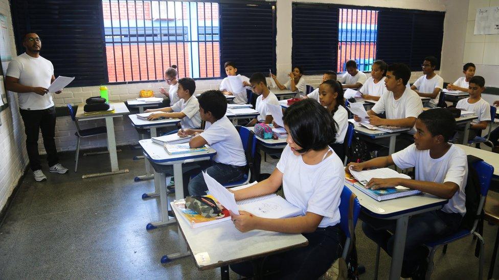 Students at the Educational Centre 308