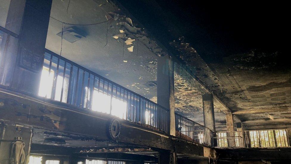 Ruins inside the Gurdwara